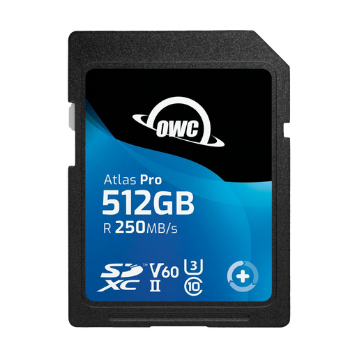 OWC 512GB Atlas Pro SD V60 Memory Card
