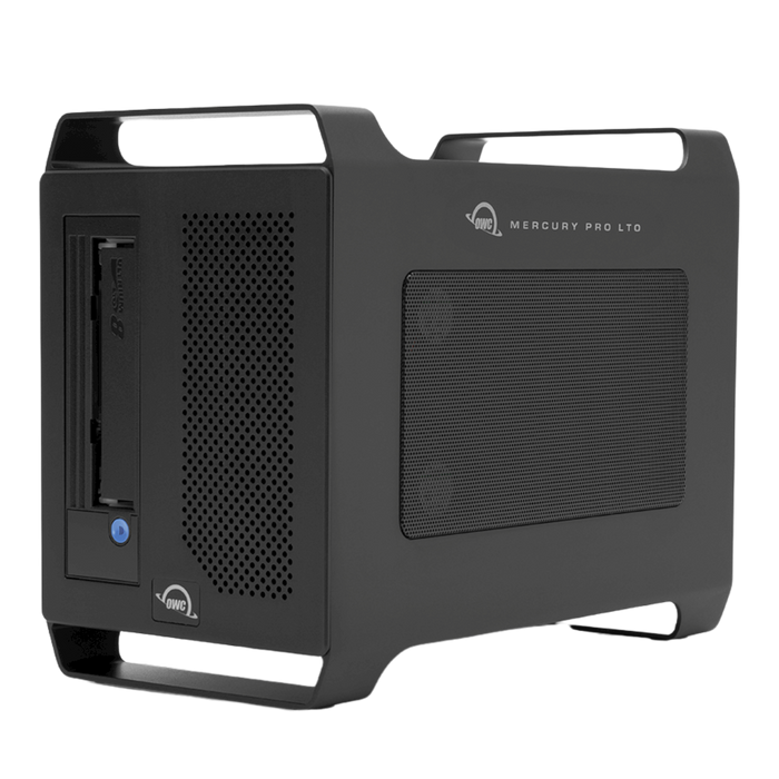 OWC Mercury Pro LTO Thunderbolt LTO-8 Tape Storage / Archiving Solution with 16TB Onboard SSD Storage