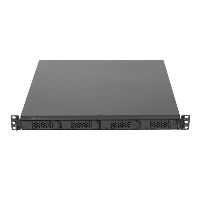 OWC 28TB (4 x 4TB NVMe + 3 x 4TB HDD)  Flex 1U4 4-Bay Rackmount Thunderbolt Storage, Docking & PCIe Expansion Solution