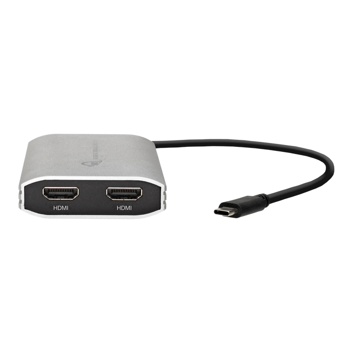 OWC USB-C to Dual HDMI 4K Display Adapter with DisplayLink for Apple M1 Mac or any Mac or PC with USB-C or Thunderbolt