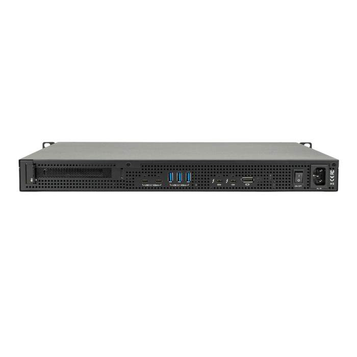 OWC 64TB (4 x 16TB HDD) Flex 1U4 4-Bay Rackmount Thunderbolt Storage, Docking & PCIe Expansion Solution