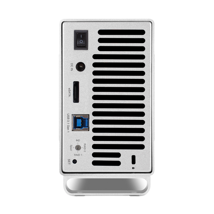 OWC 4TB HDD Mercury Elite Pro Dual Performance RAID Storage Solution (with USB 3.1 & eSATA ports)