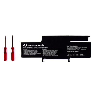 NewerTech NuPower 72W Battery + Drivers Only (No toolkit or acetone) for 13" MacBook Pro with Retina Late 2013 - 2015
