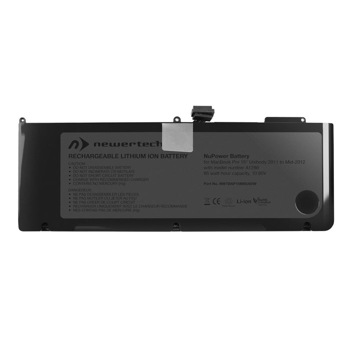 NewerTech NuPower 85W Battery (for MacBook Pro 15-inch Unibody Early & Late 2011, Mid-2012)