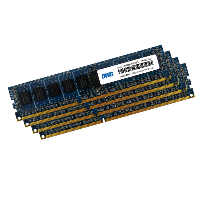 OWC 32GB Matched Memory Upgrade Kit (4 x 8GB) 1866MHz PC3-14900 DDR3 ECC Non-Registered SDRAM