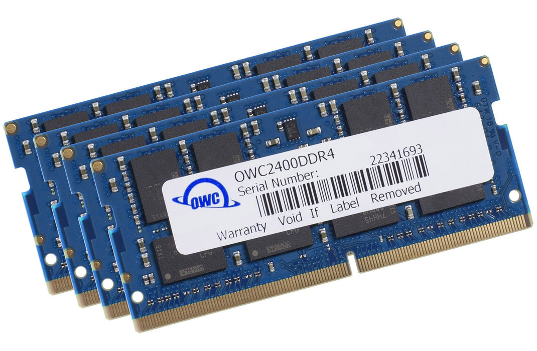 OWC 64GB Matched Memory Kit (4 x 16GB) 2400MHz PC4-19200 DDR4 SO-DIMM