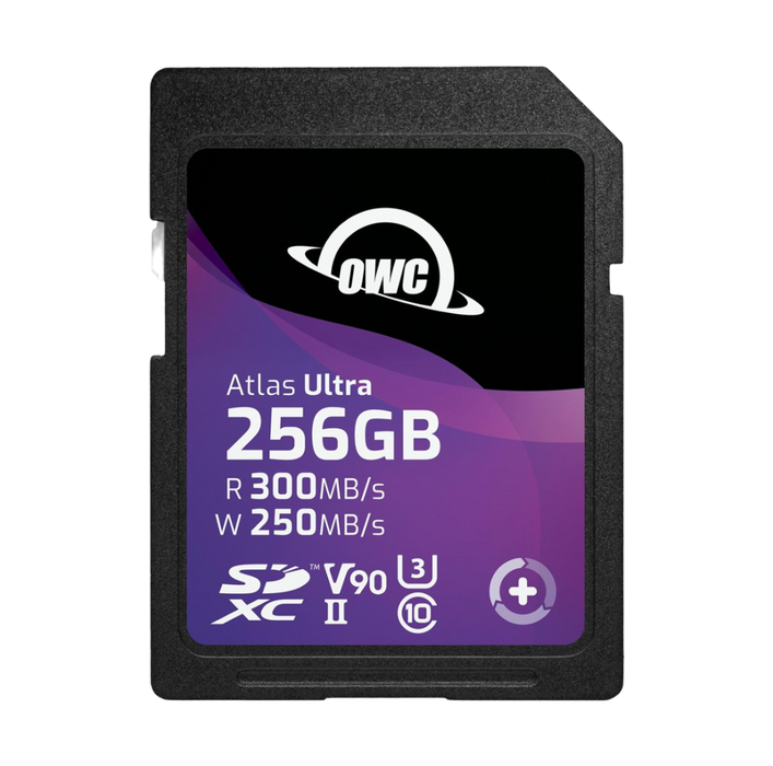 OWC 256GB Atlas Ultra SDXC UHS-II V90 Memory Card