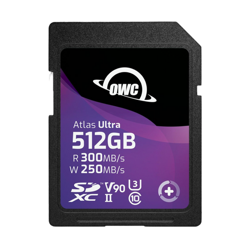 OWC 512GB Atlas Ultra SDXC UHS-II V90 Memory Card