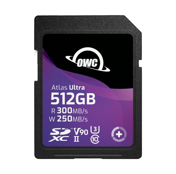 OWC 512GB Atlas Ultra SDXC UHS-II V90 Memory Card
