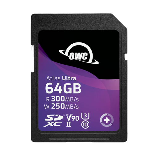 OWC 64GB Atlas Ultra SDXC UHS-II V90 Memory Card