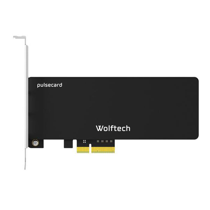 Wolftech pulsecard - PCIe 3.0 x4 adapter for PCIe M.2 SSDs - Same as Angelbird PX1 but without LEDs.  Produced by Angelbird for Wolftech